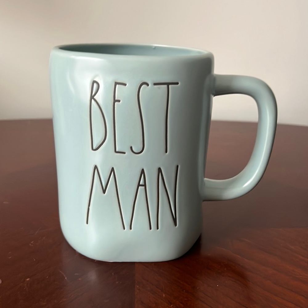 Rae Dunn Blue Best Man Mug
